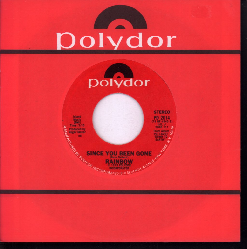 Rainbow (Rock/Metal Group) - Since You Been Gone - 7 Inch