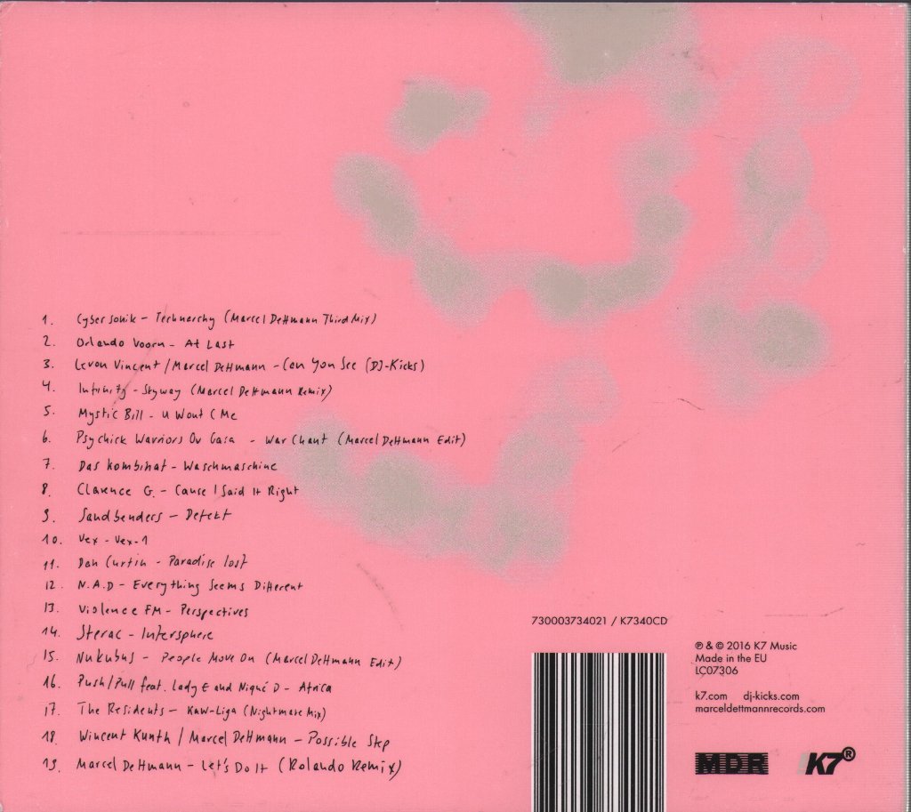 Marcel Dettmann - DJ-Kicks - Cd