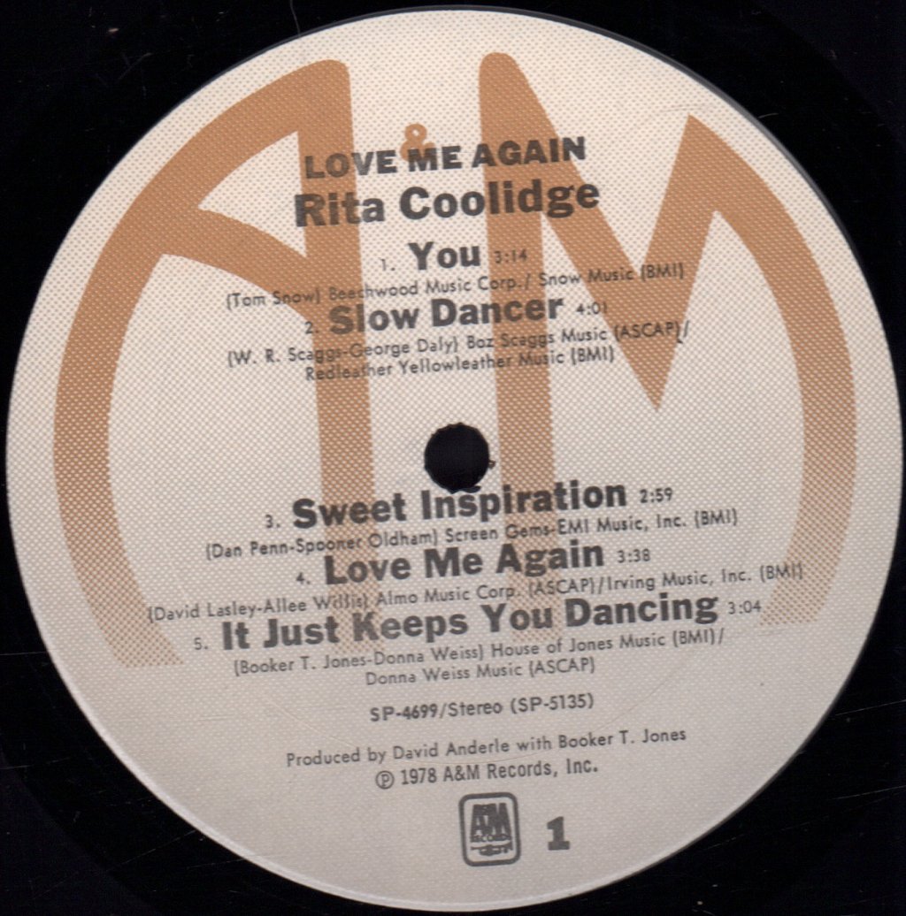Rita Coolidge - Love Me Again - Lp