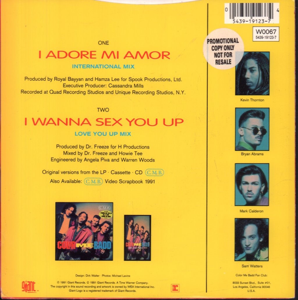 Color Me Badd - I Adore Mi Amor - 7 Inch