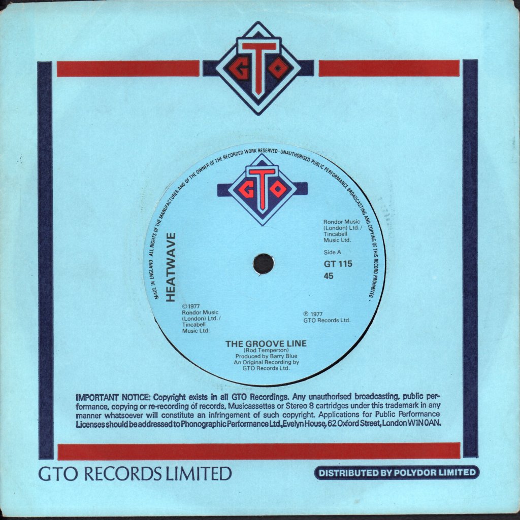 Heatwave - Groove Line - 7 Inch
