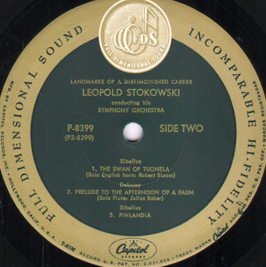 Leopold Stokowski And His Symphony Orchestra - Landmarks Of A Distinguished Career - Lp