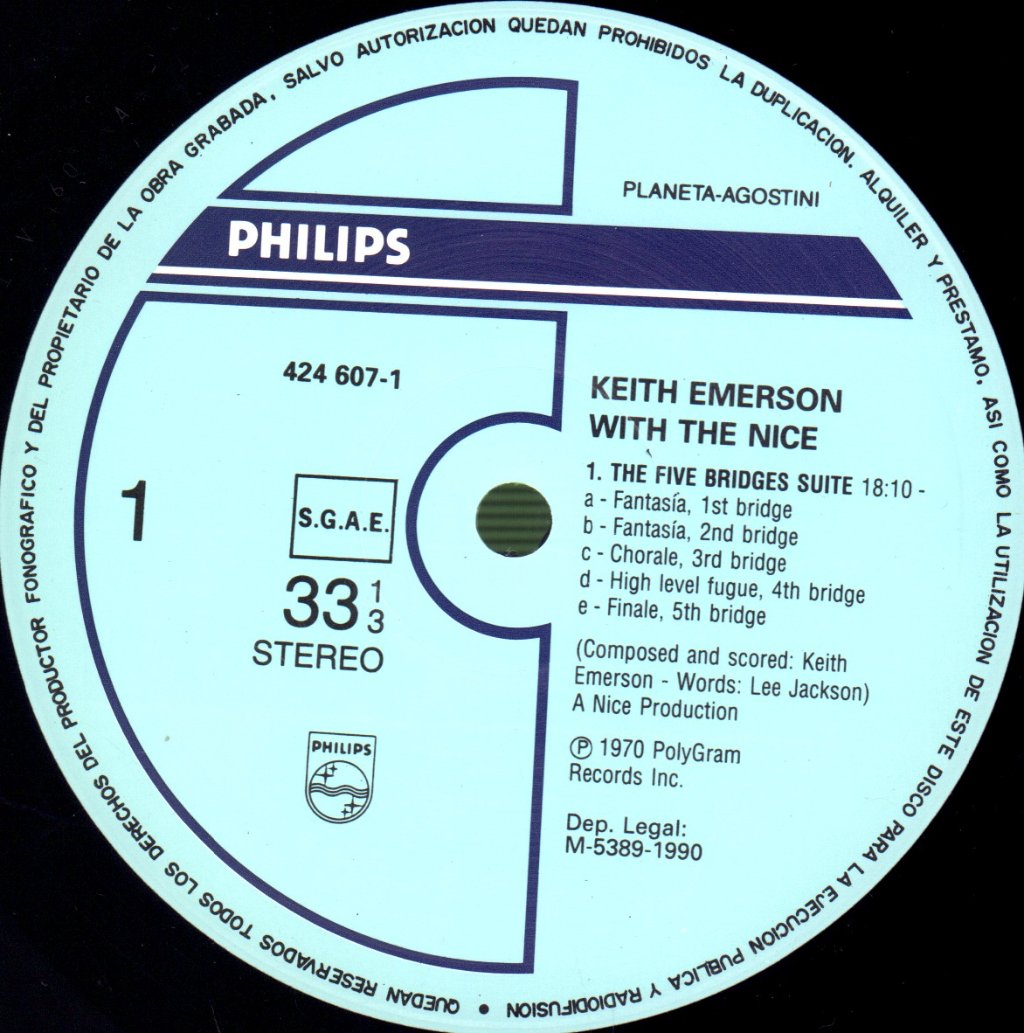 Keith Emerson With Nice - Here Comes... The Nice - Lp