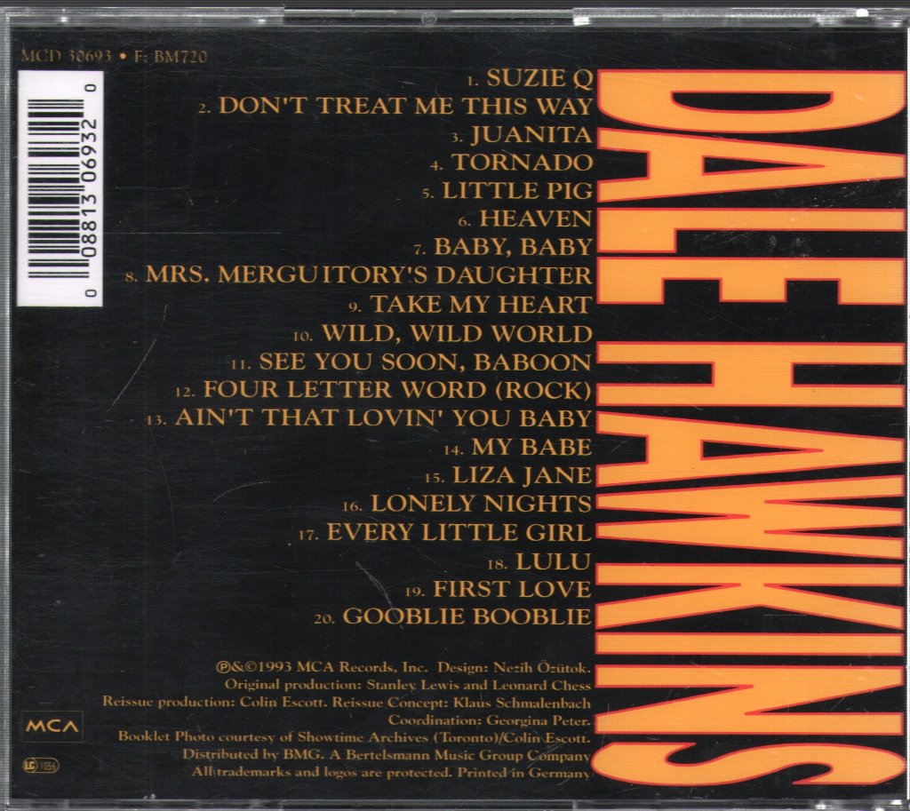 Dale Hawkins - Oh! Suzy Q - Cd