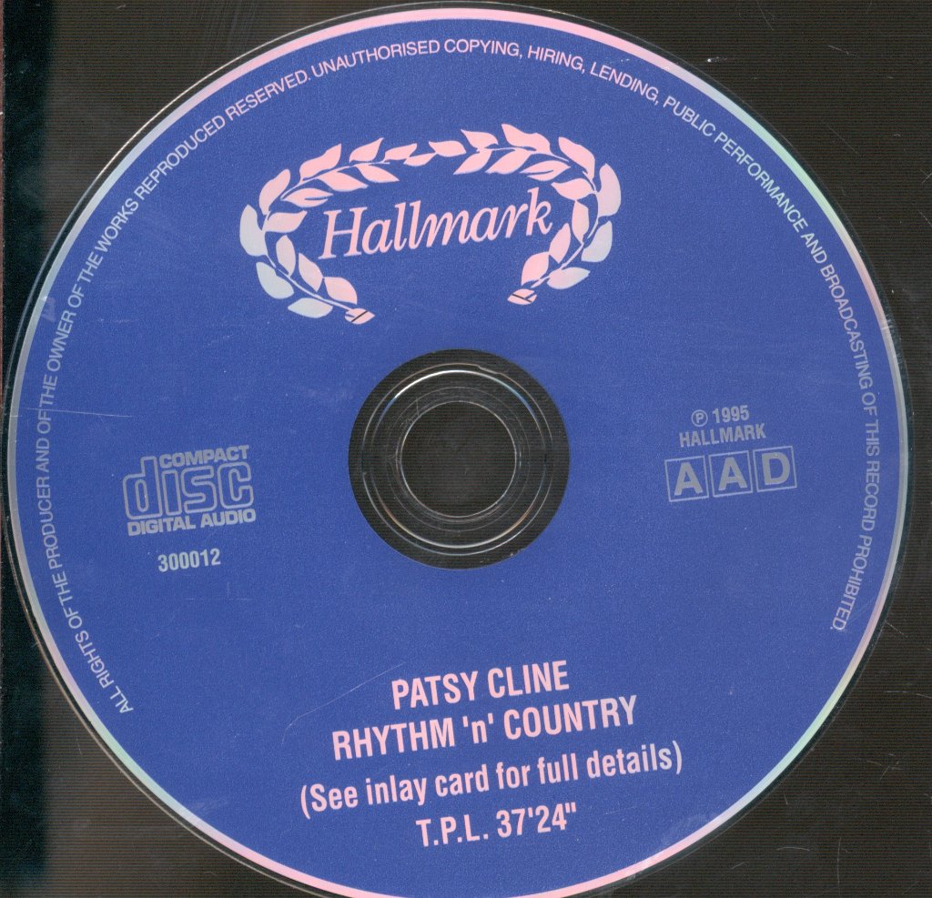 Patsy Cline - Rhythm 'N' Country - Cd