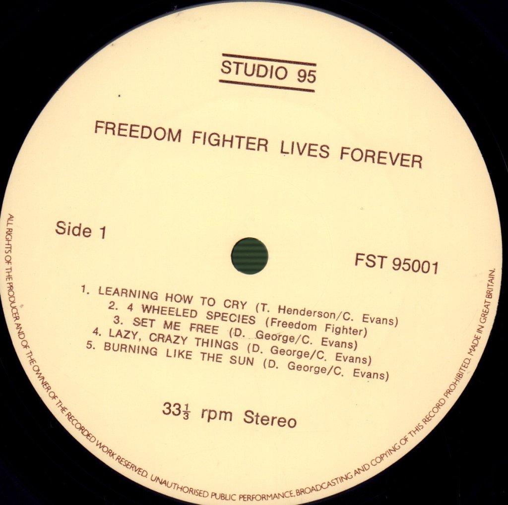 Freedom Fighter - Freedom Fighter Lives Forever - Lp