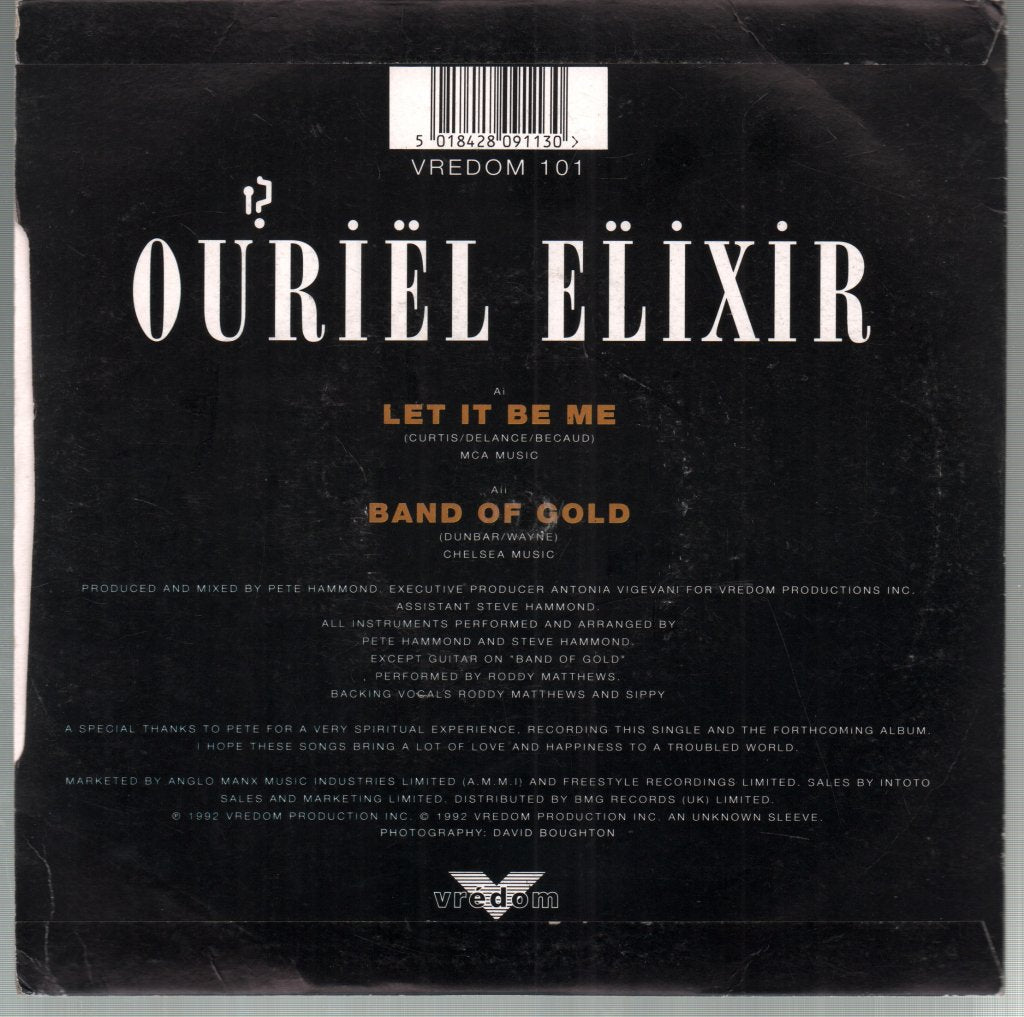 Ouriel Elixir - Let It Be Me - 7 Inch