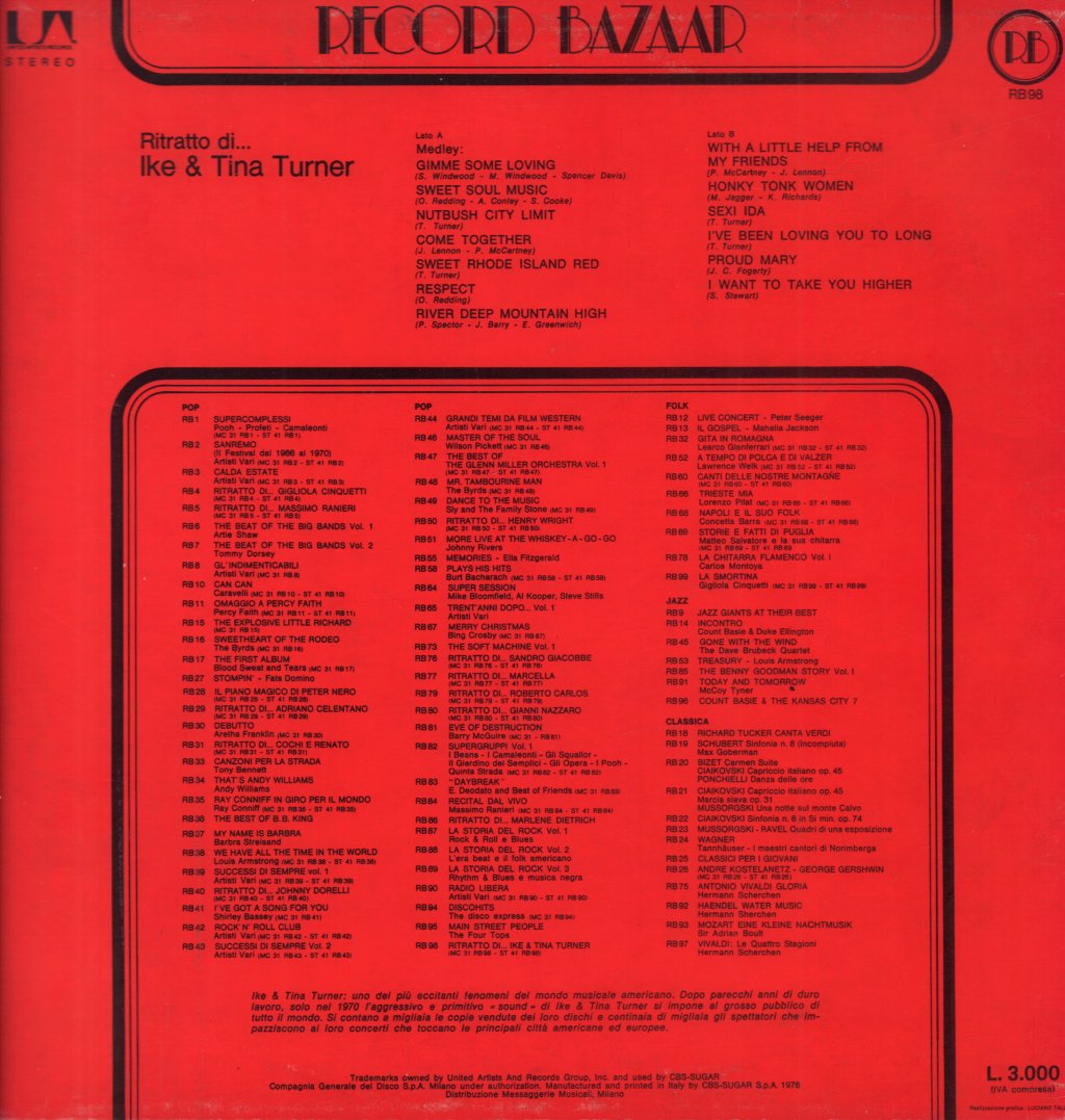 Ike & Tina Turner - Ritratto Di... - Lp
