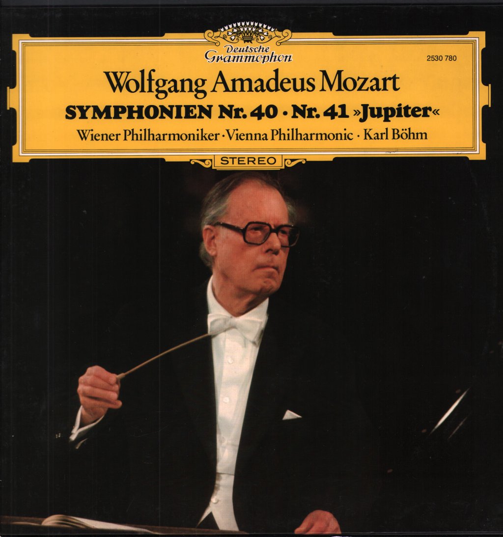 Karl Bohm / Vienna Philharmonic Orchestra - Wolfgang Amadeus Mozart - Symphonies No. 40 / No. 41 "Jupiter" - Lp