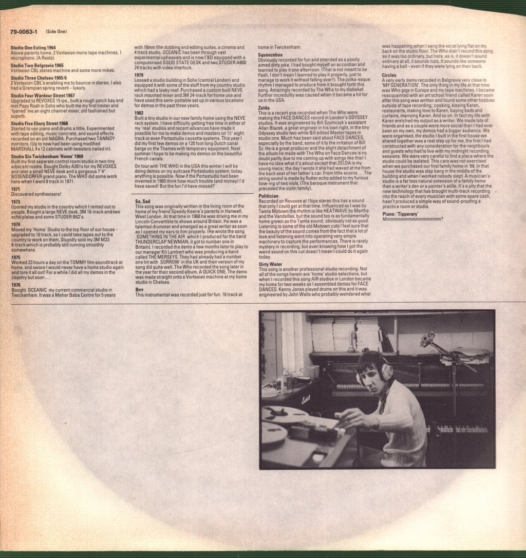 Pete Townshend - Scoop - Double Lp