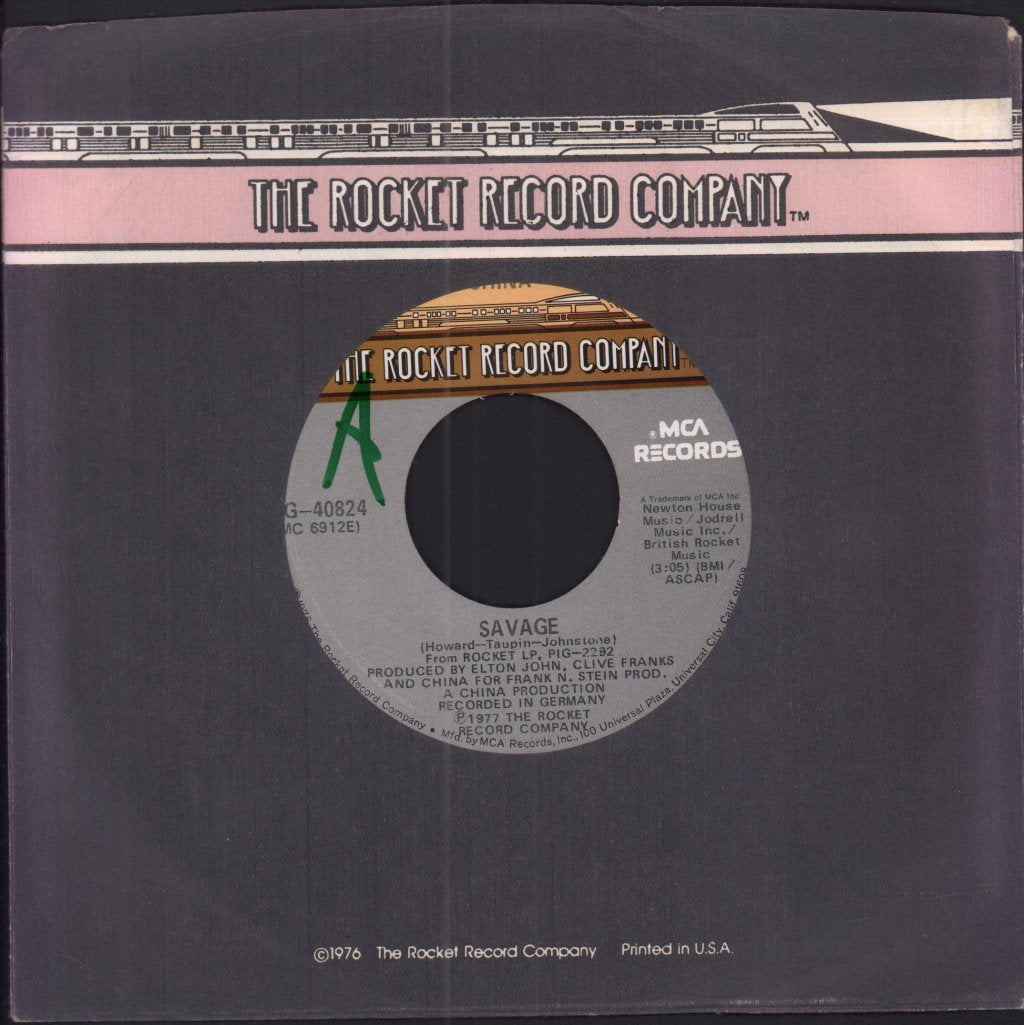 China (70'S Group) - Savage - 7 Inch