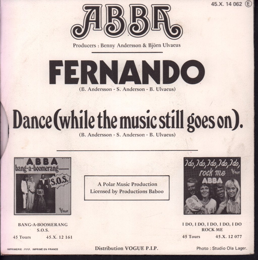ABBA - Fernando - 7 Inch