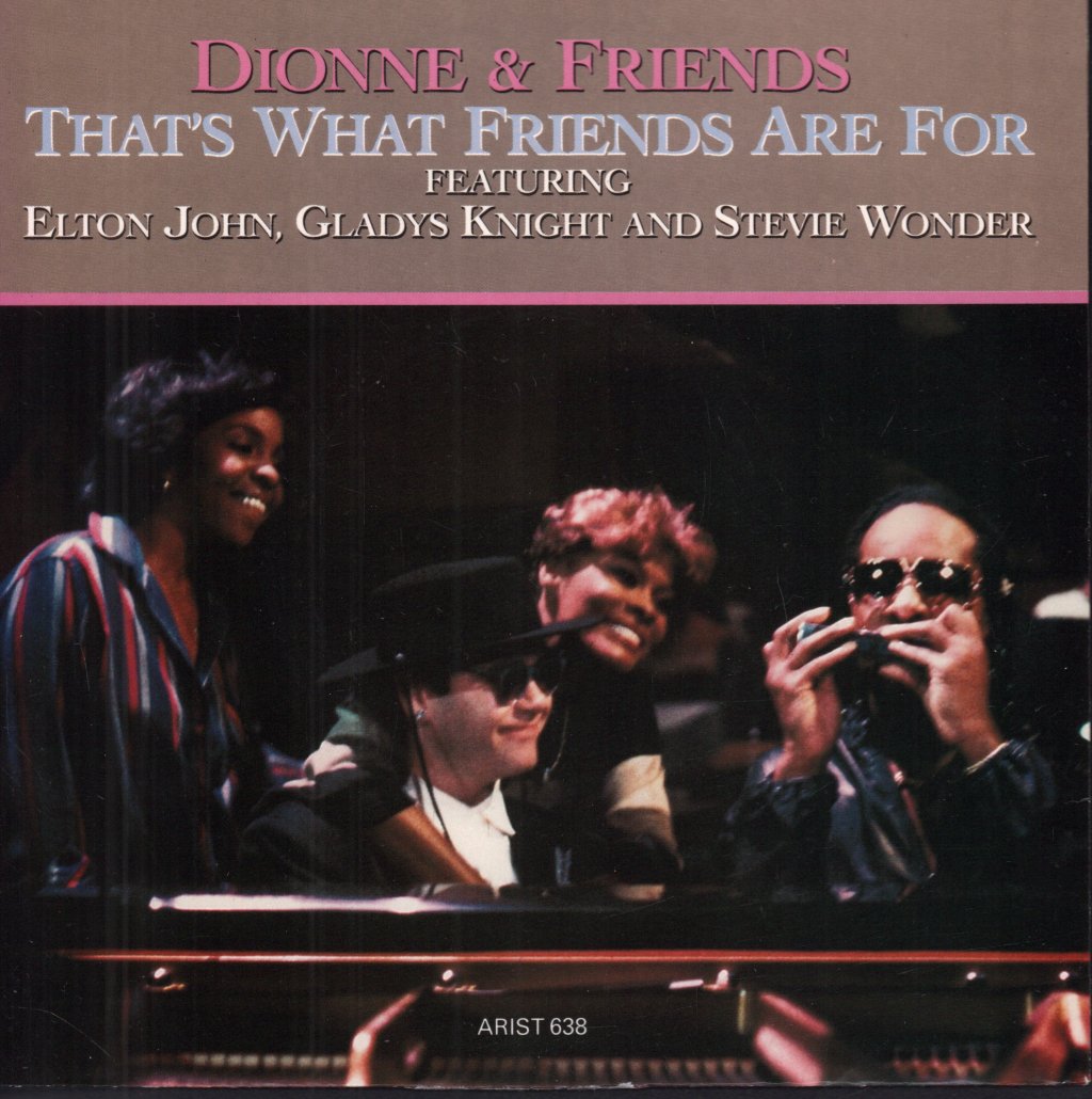 Dionne Warwick And Friends - That's What Friends Are For - 7 Inch