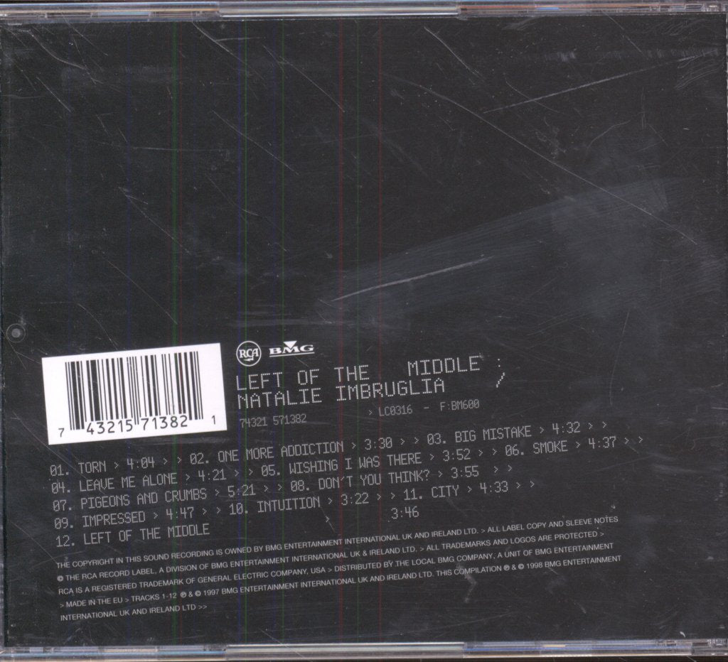 Natalie Imbruglia - Left Of The Middle - Cd