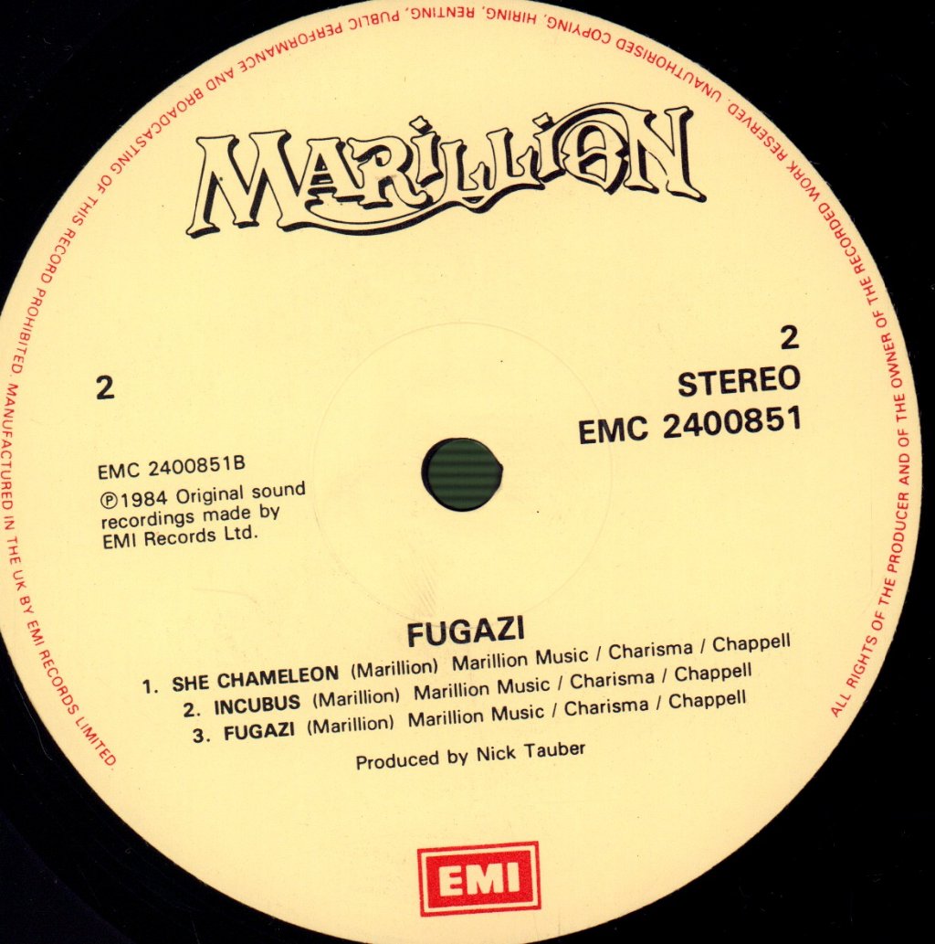 Marillion - Fugazi - Lp