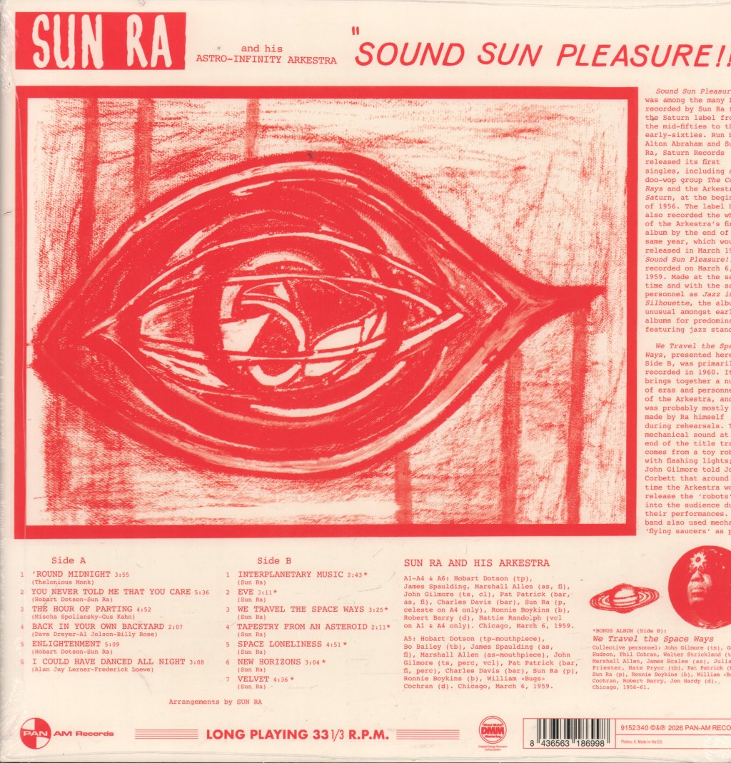 Sun Ra - Sound Sun Pleasure!! - Lp