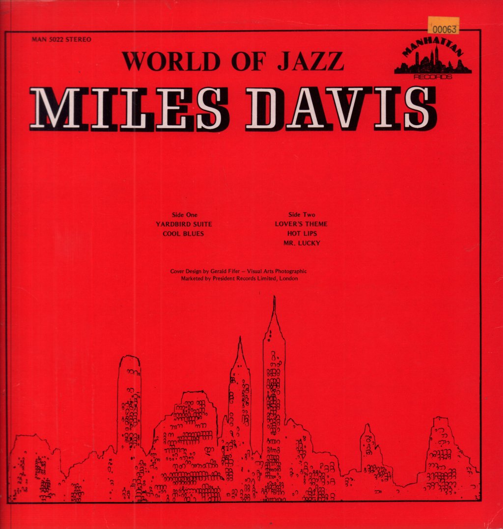 Miles Davis - World Of Jazz - Lp