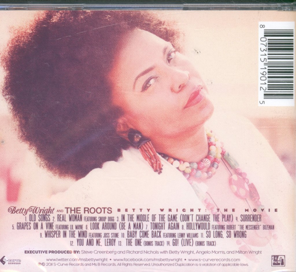 Betty Wright And The Roots - Betty Wright: The Movie - Cd