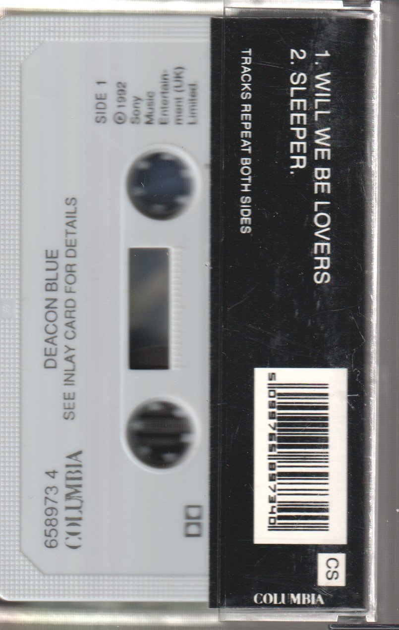 Deacon Blue - Will We Be Lovers - Cassette