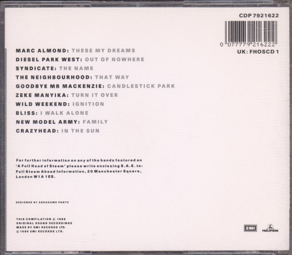 Various Artists - A Full Head Of Steam - Cd