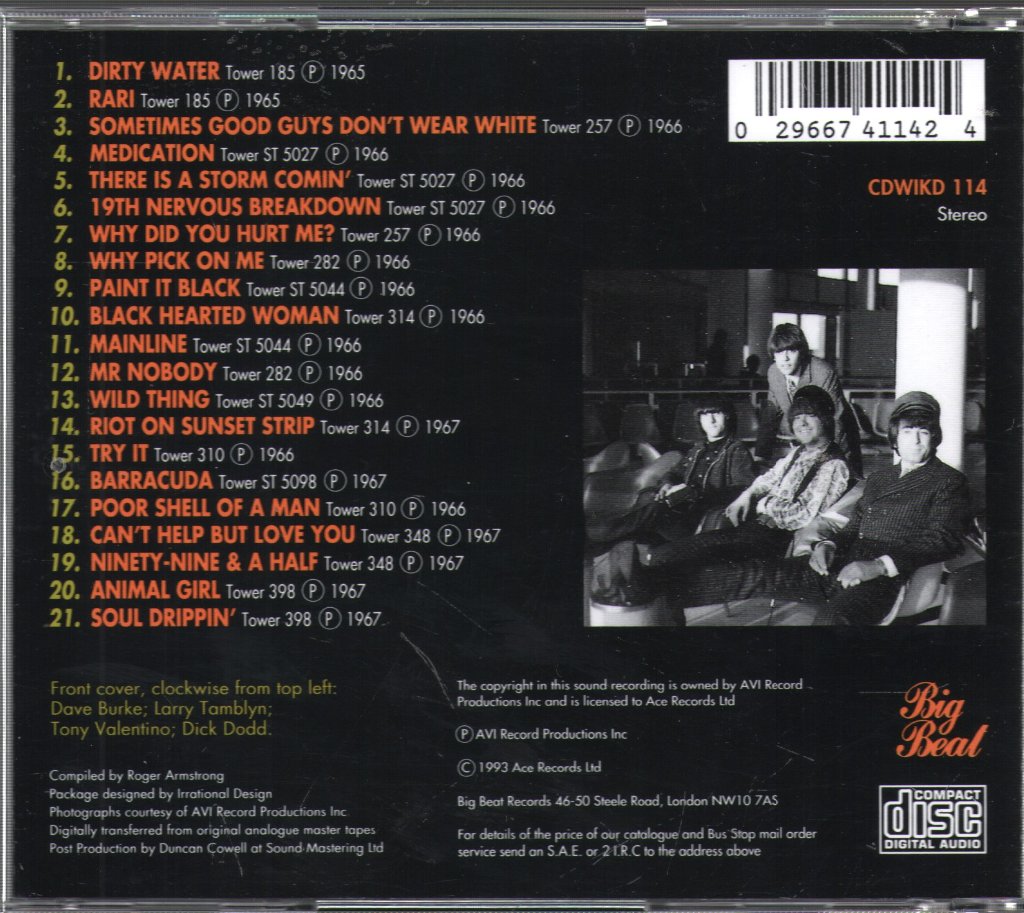 Standells - Hot Hits & Hot Ones - Is This The Way You Get Your High? - Cd
