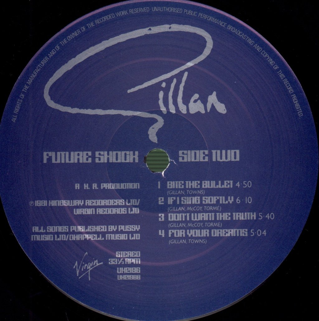 Gillan - Future Shock - Lp