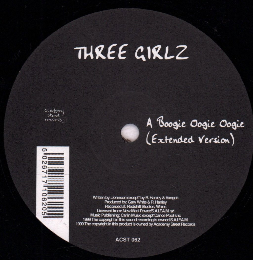 3 Girlz - Boogie Oogie Oogie - 12 Inch