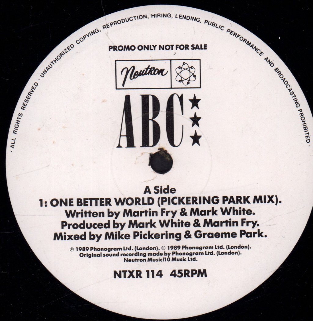 ABC - One Better World - 12 Inch