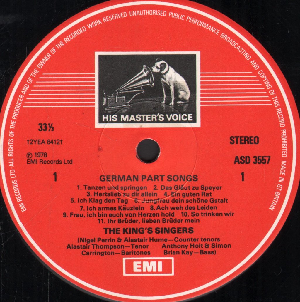 Kings Singers - Continental Collection - Lp