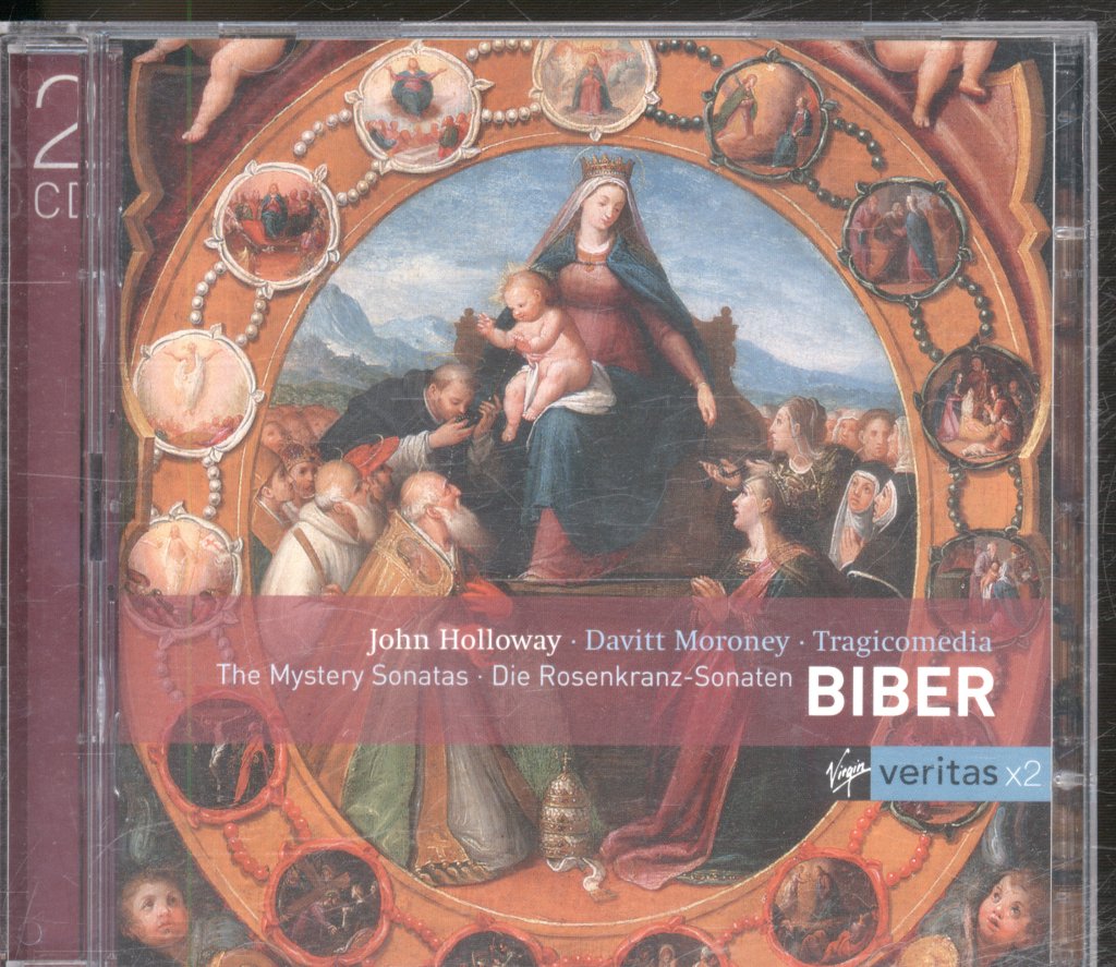 John Holloway, Davitt Moroney, Tragicomedia - Biber - Mystery Sonatas / Die Rosenkranz-Sonaten - Double Cd