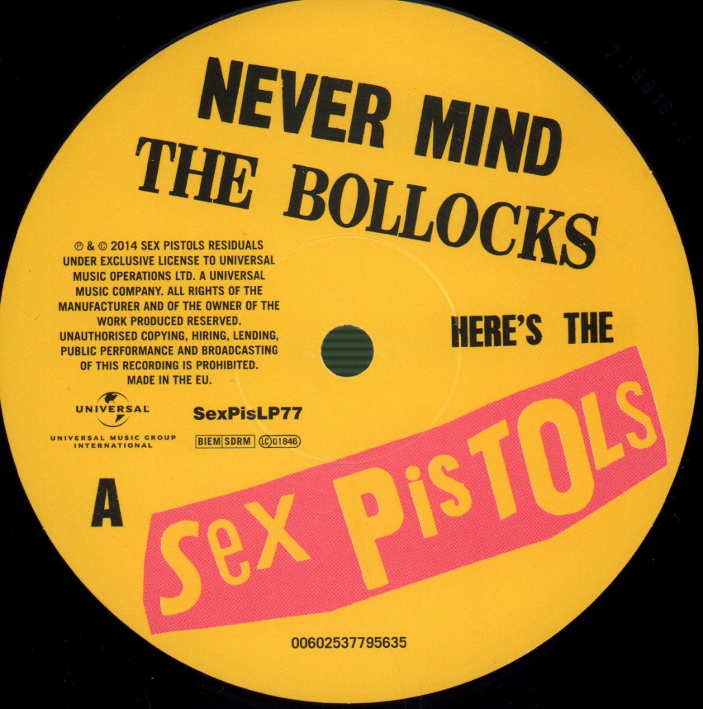 Sex Pistols - Never Mind The Bollocks Here's The Sex Pistols - Lp