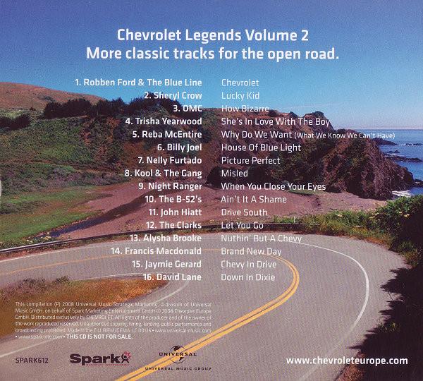 Various Artists - Chevrolet Legends Volume 2 - Cd