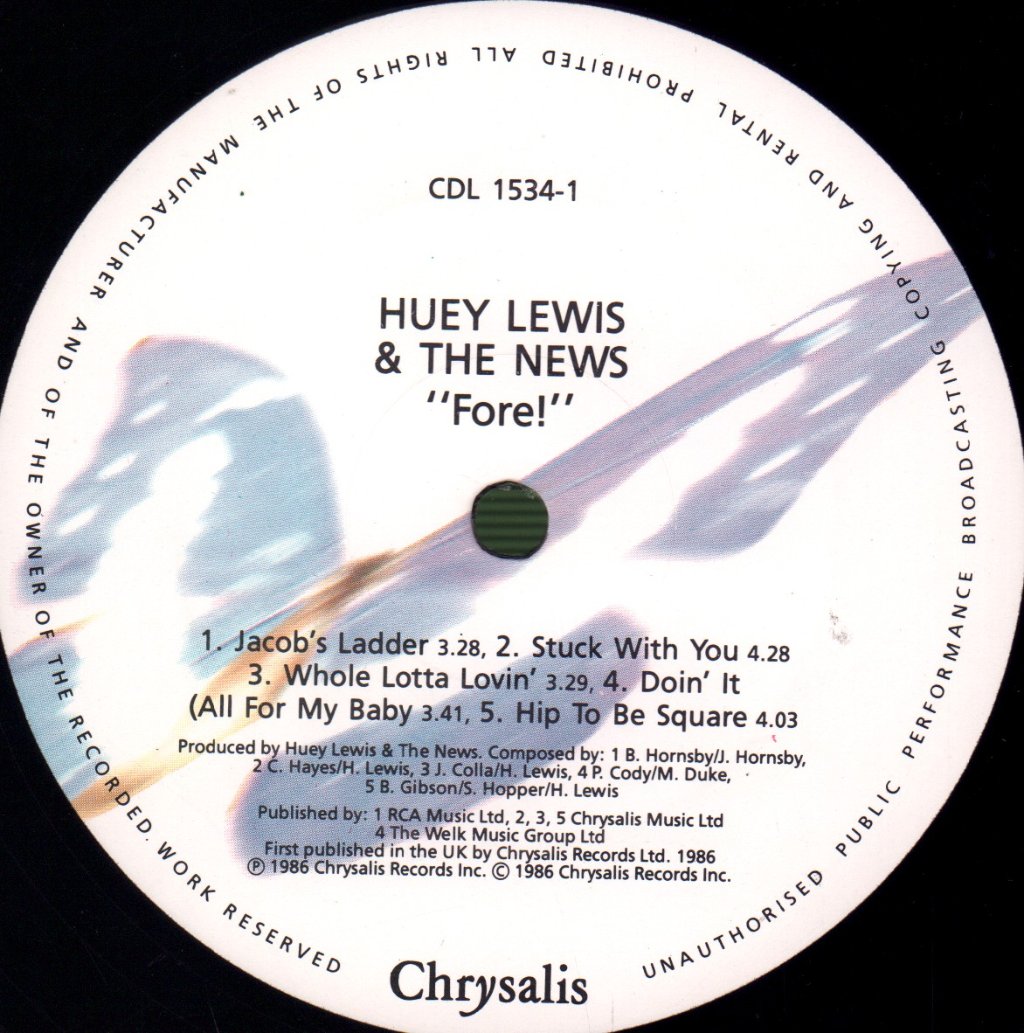 Huey Lewis And The News - Fore - Lp