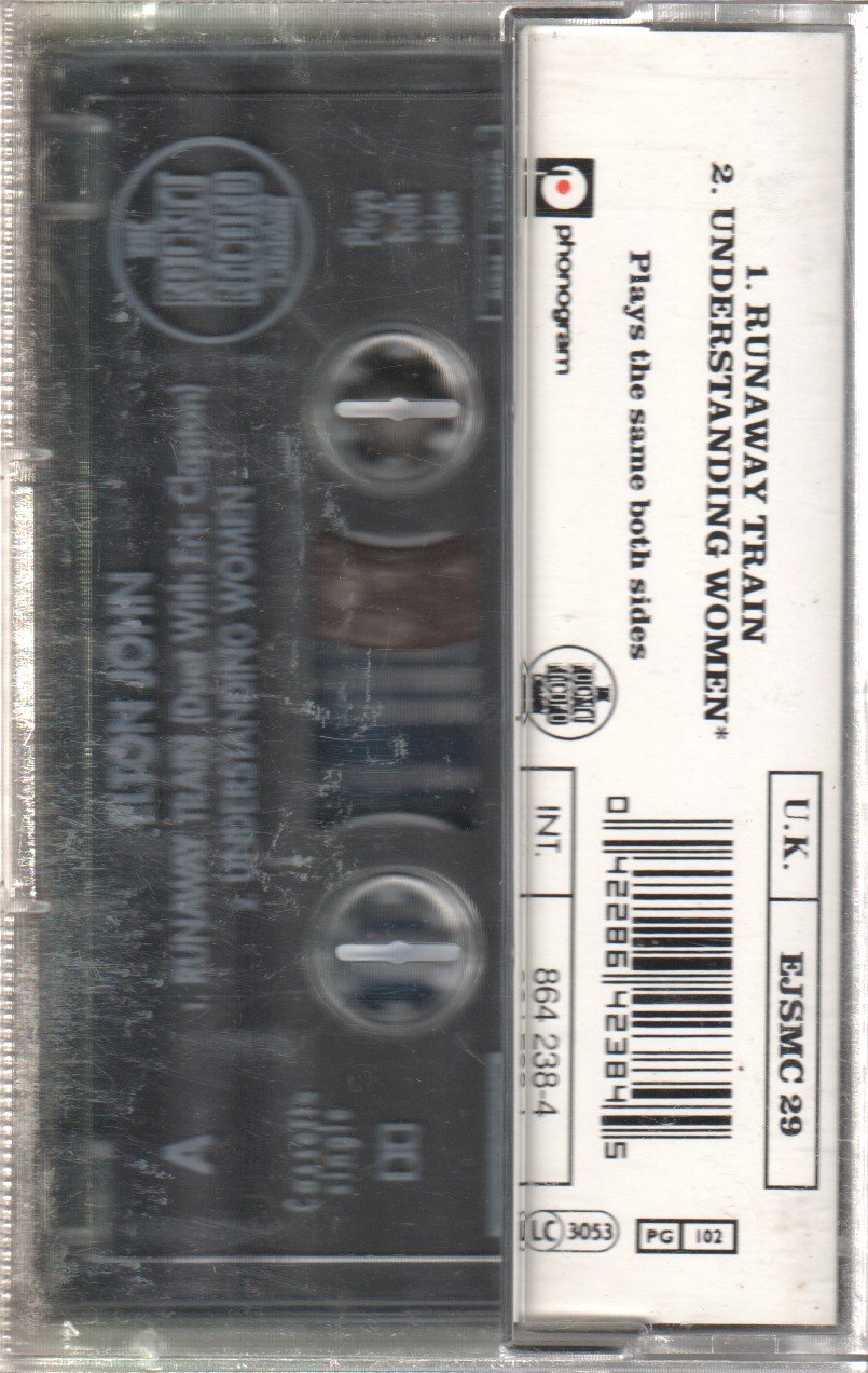 Elton John And Eric Clapton - Runaway Train - Cassette