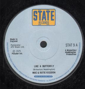 Mac And Katie Kissoon - Like A Butterfly - 7 Inch