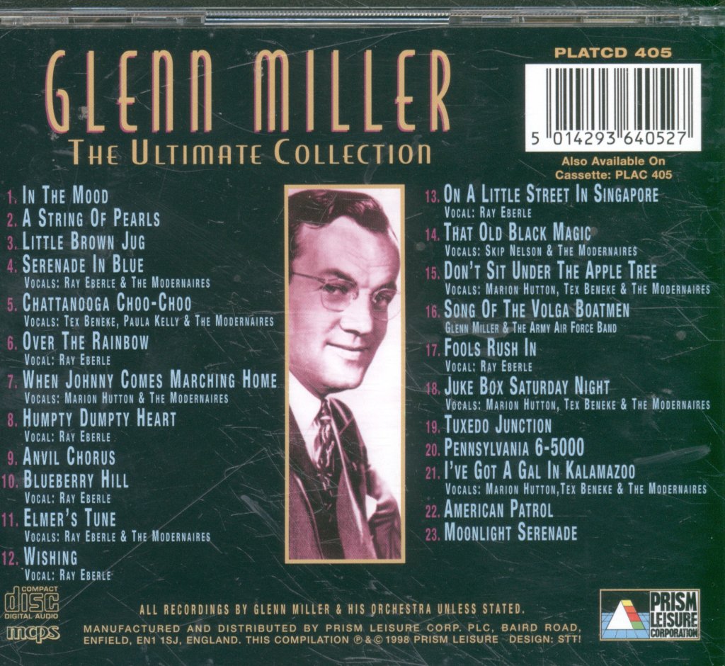 Glenn Miller - Ultimate Collection - Cd