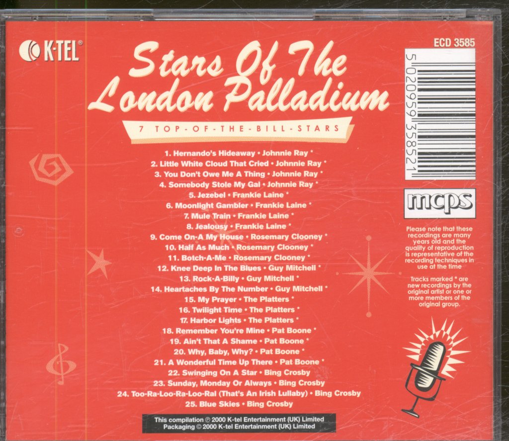 Various Artists - Stars Of The London Palladium - Cd