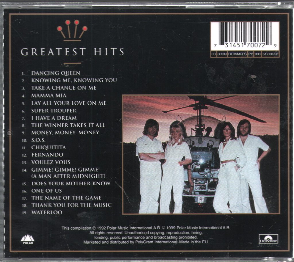 ABBA - Gold Greatest Hits - Cd