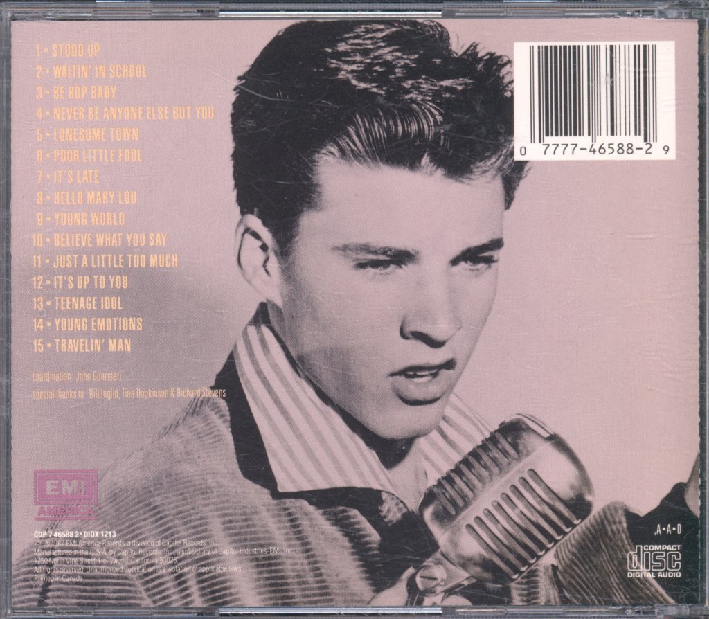 Ricky Nelson - Best Of Rick Nelson - Cd