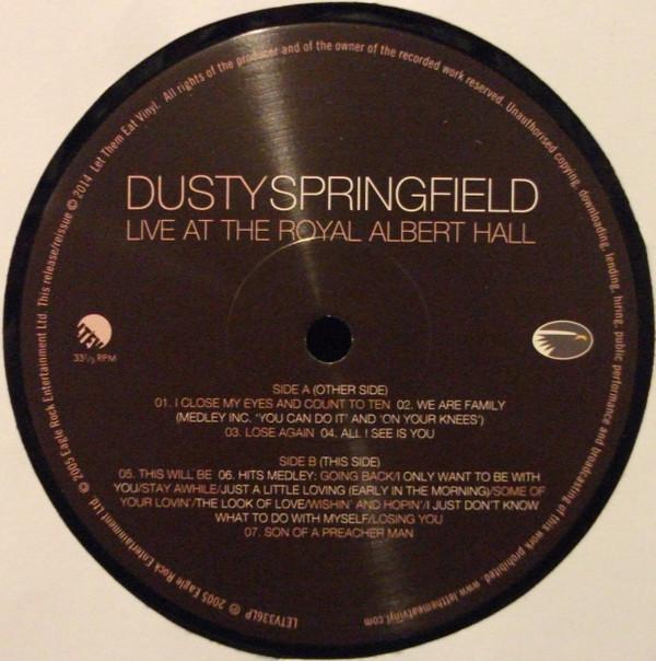 Dusty Springfield - Live At The Royal Albert Hall - Double Lp