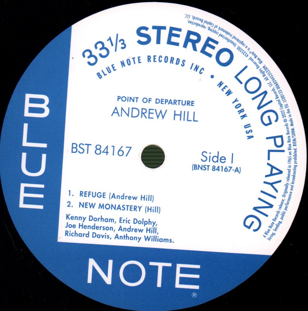 Andrew Hill - Point Of Departure - Lp