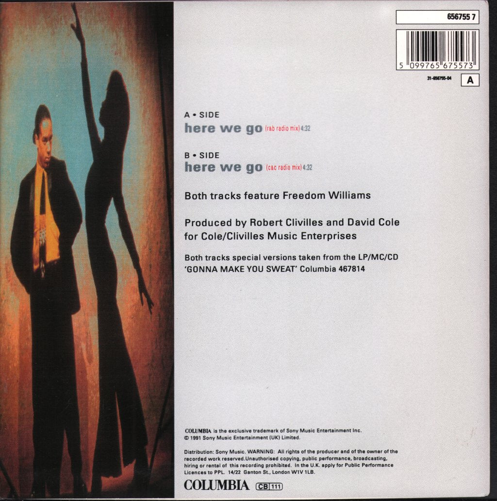 C & C Music Factory - Here We Go - 7 Inch