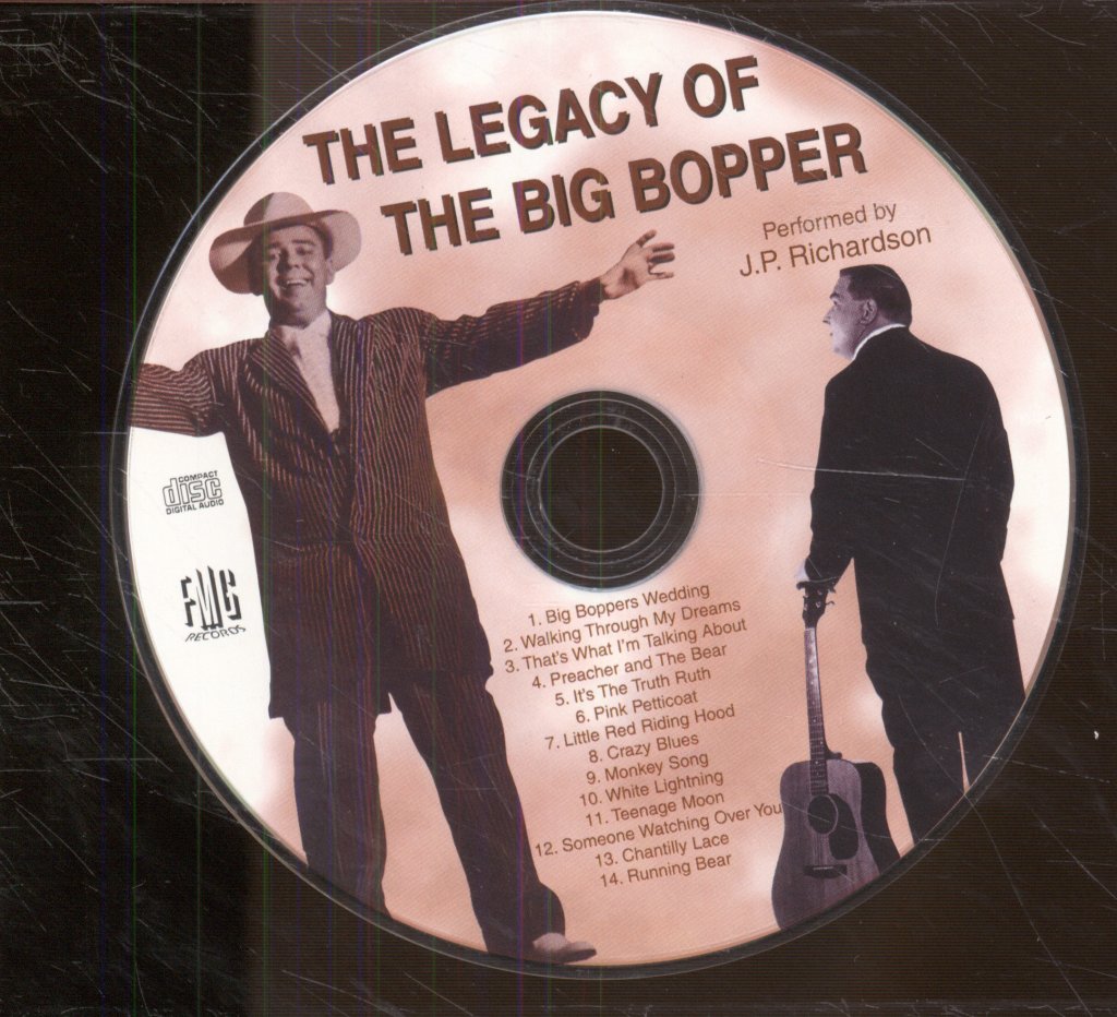 Big Bopper - J P Richardson Legacy Of The Big Brother As Performed By JP Richardson - Cd