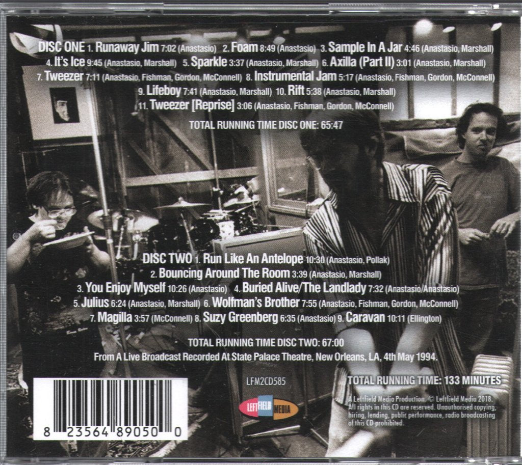 Phish - New Orleans Jam (1994 Broadcast Recording) - Double Cd