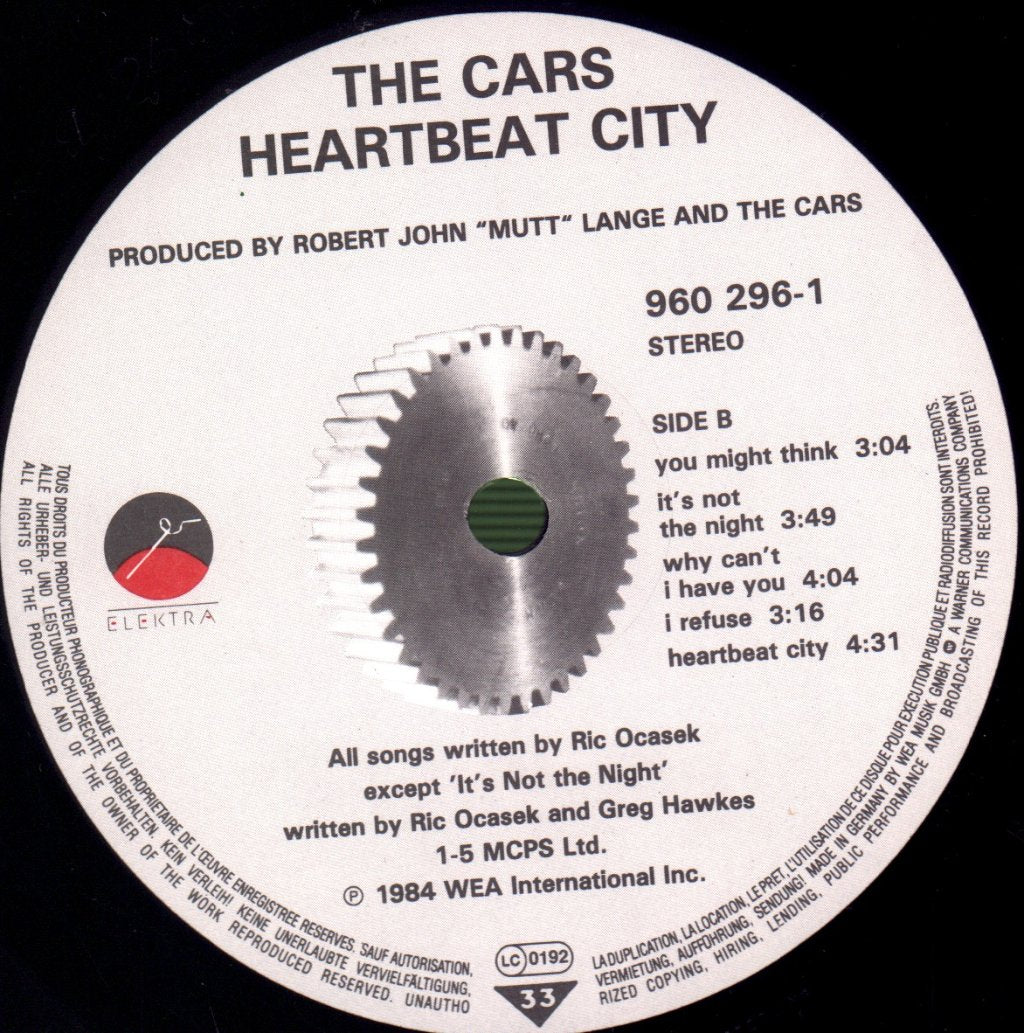 Cars - Heartbeat City - Lp
