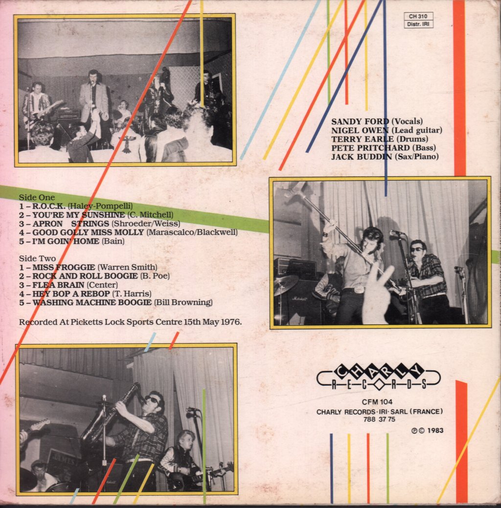 Flying Saucers (Rockabilly) - Recorded Live At Piicketts Lock - 10 Inch