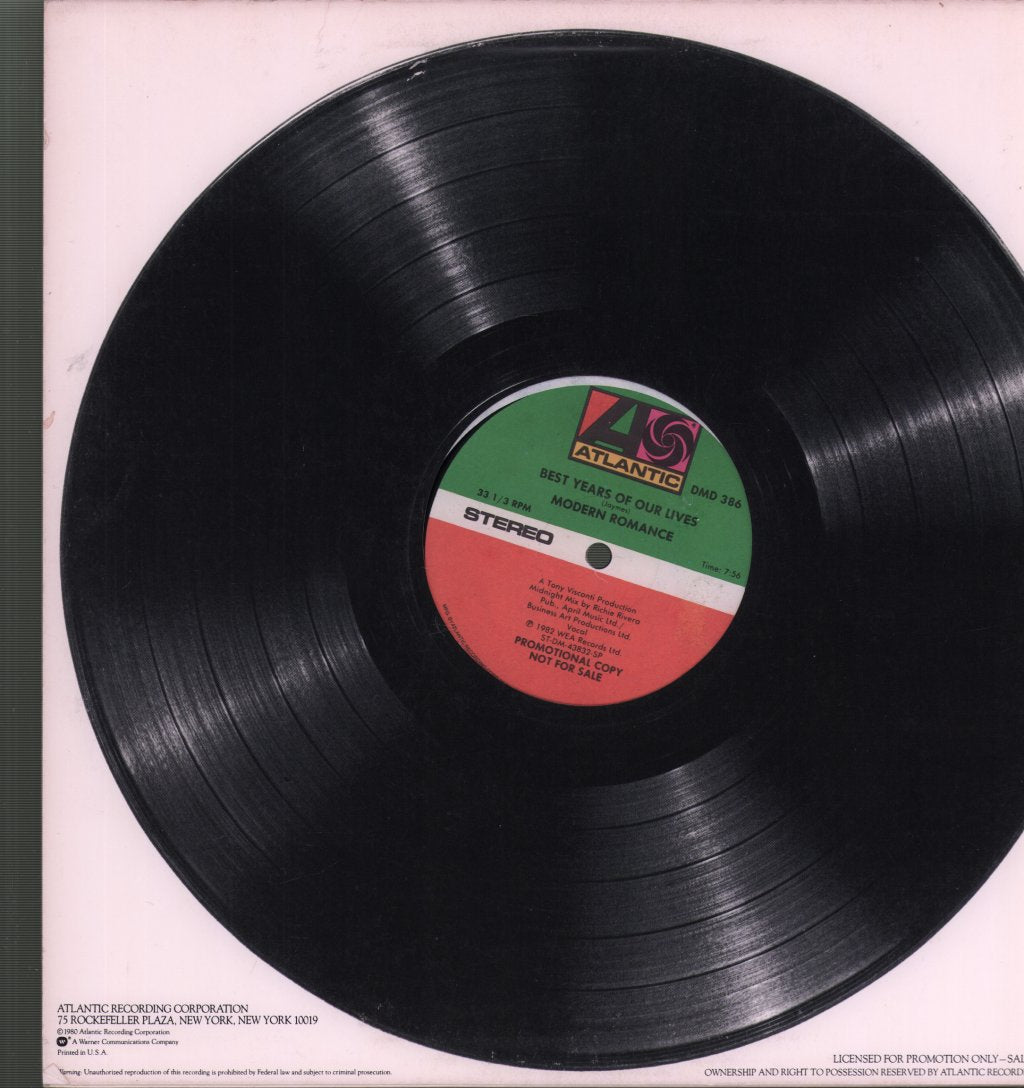 Modern Romance - Best Years Of Our Lives / AY AY AY AY Moosey - 12 Inch