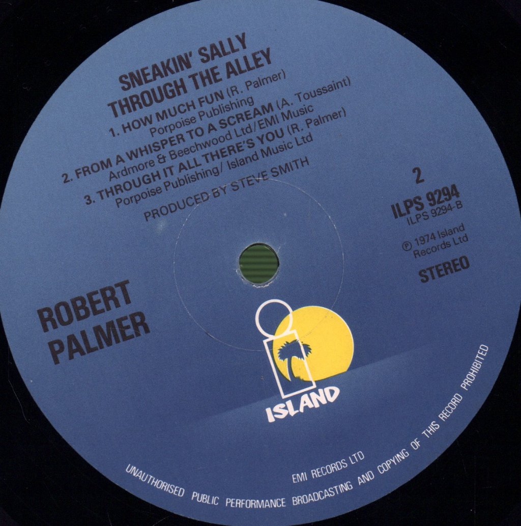 Robert Palmer - Sneakin' Sally Through The Alley - Lp