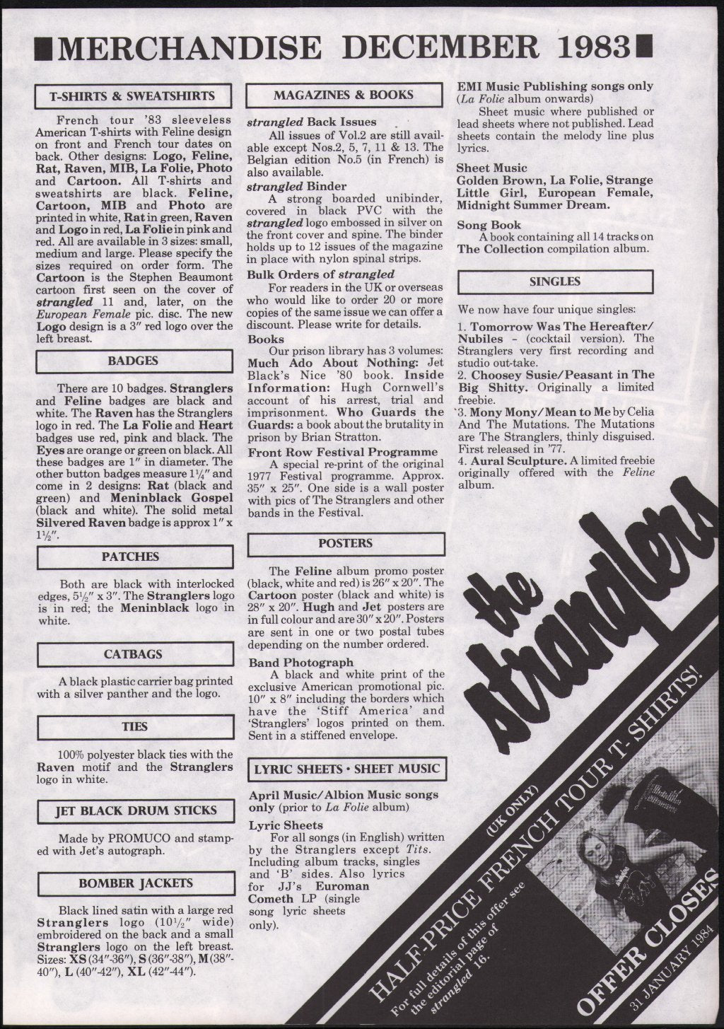 Stranglers - Strangled Volume 2 Number 16 - Fanzine