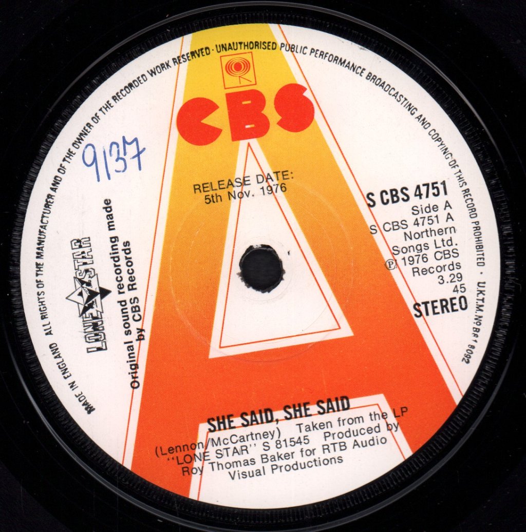 Lonestar - She Said She Said - 7 Inch